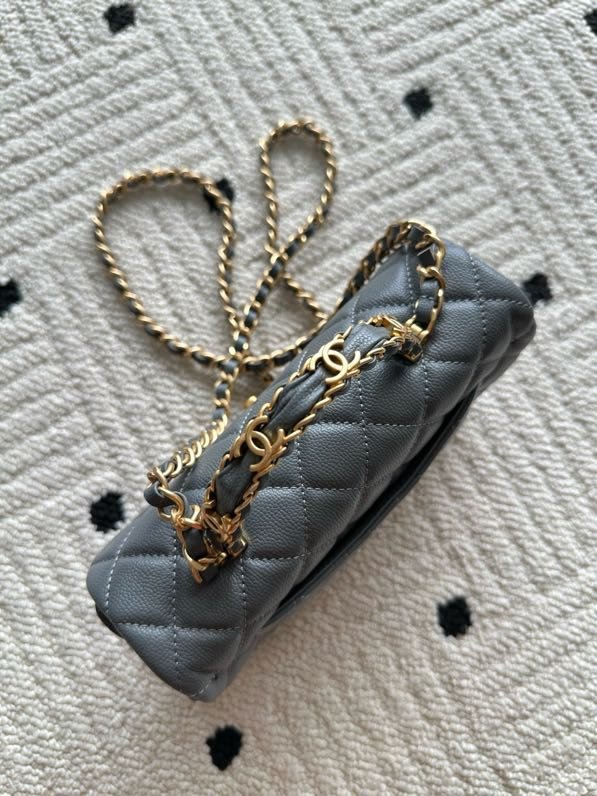 Сумка кожаная Chanel AS5701 20 см фото 9