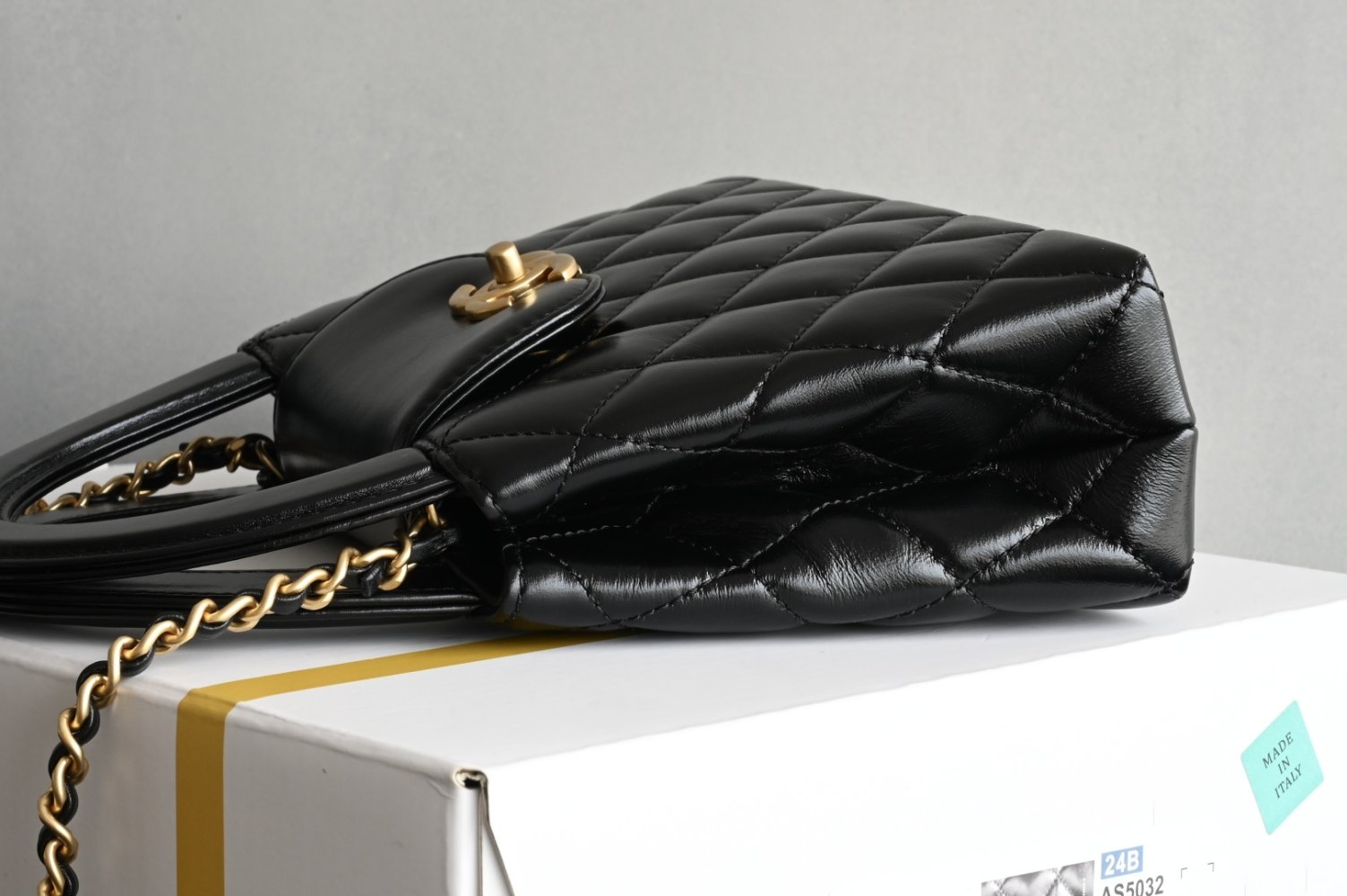 Сумка шкіряна Chanel Kelly 24C 19 см фото 4