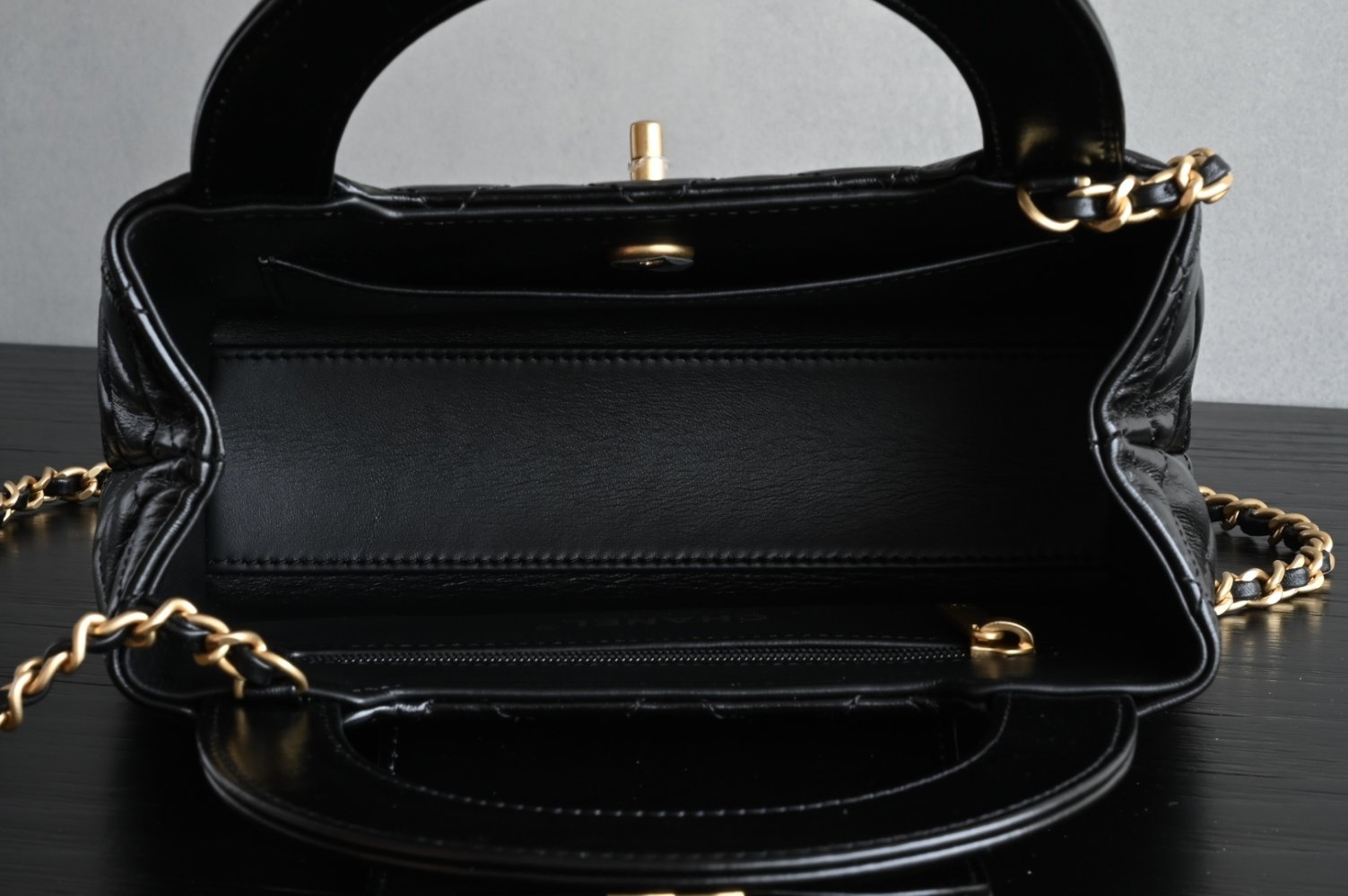 Сумка шкіряна Chanel Kelly 24C 19 см фото 9