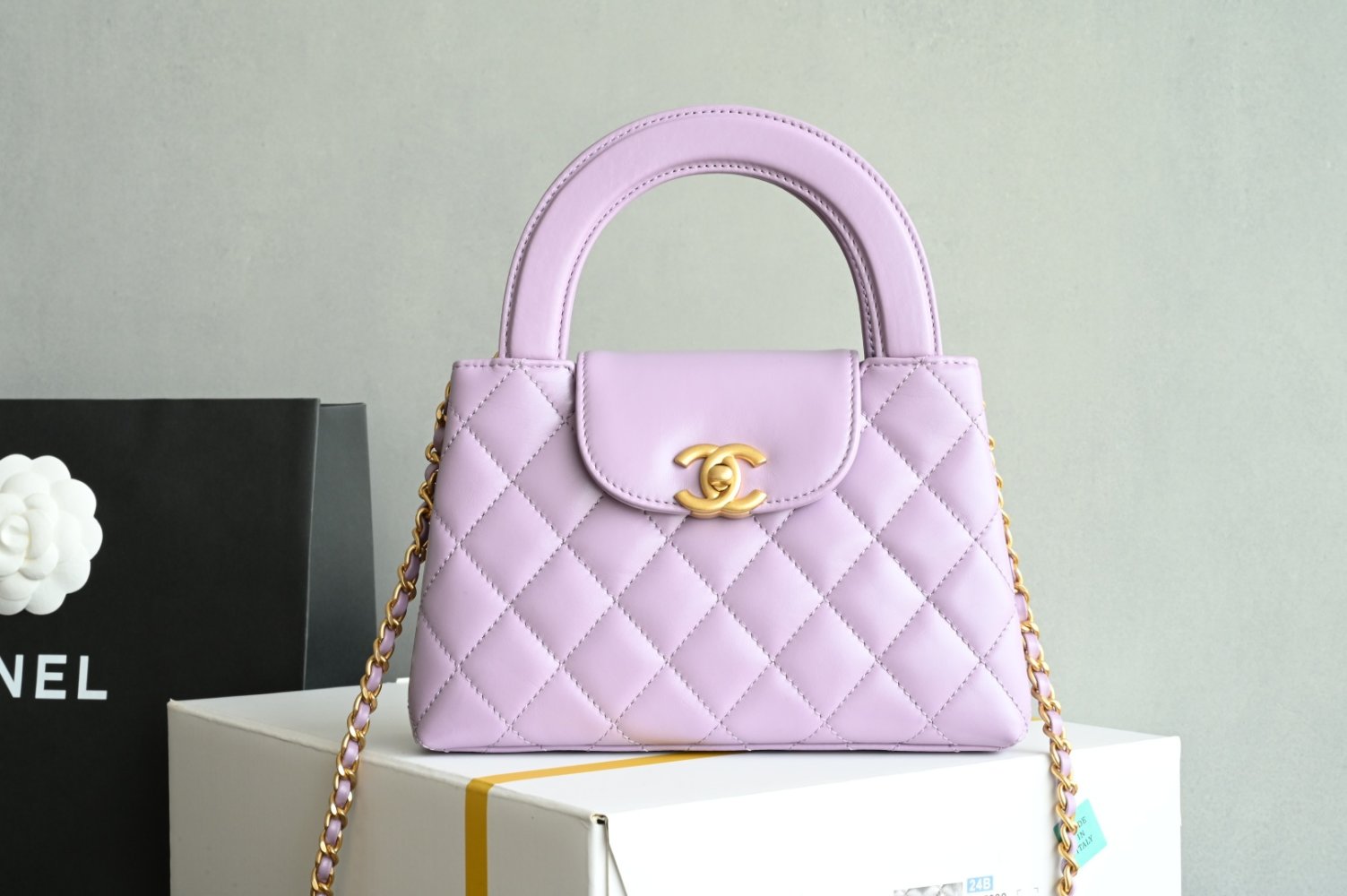 Сумка шкіряна Chanel Kelly 24P 19 см