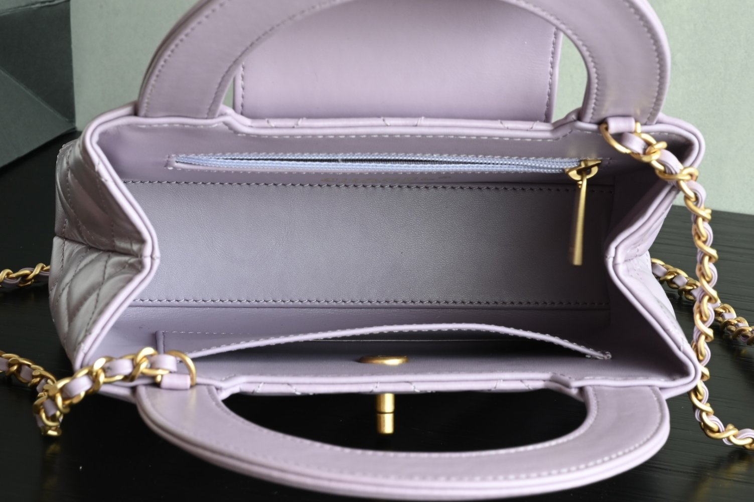 Сумка шкіряна Chanel Kelly 24P 19 см фото 9