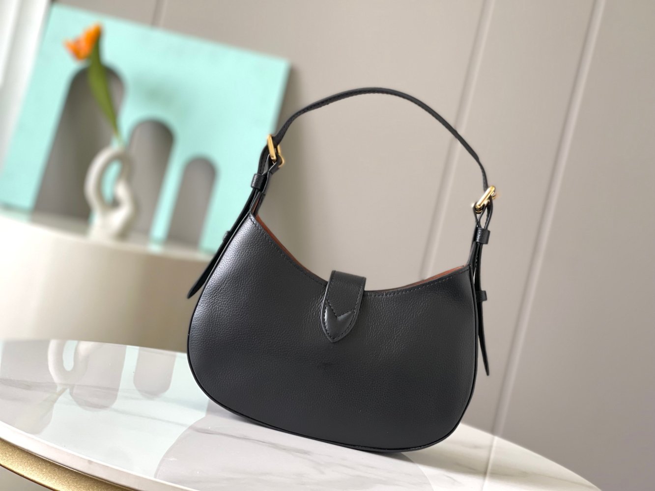 A bag leather across shoulder 26 cm фото 2