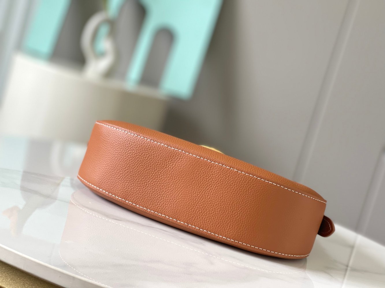 A bag leather across shoulder 26 cm фото 6