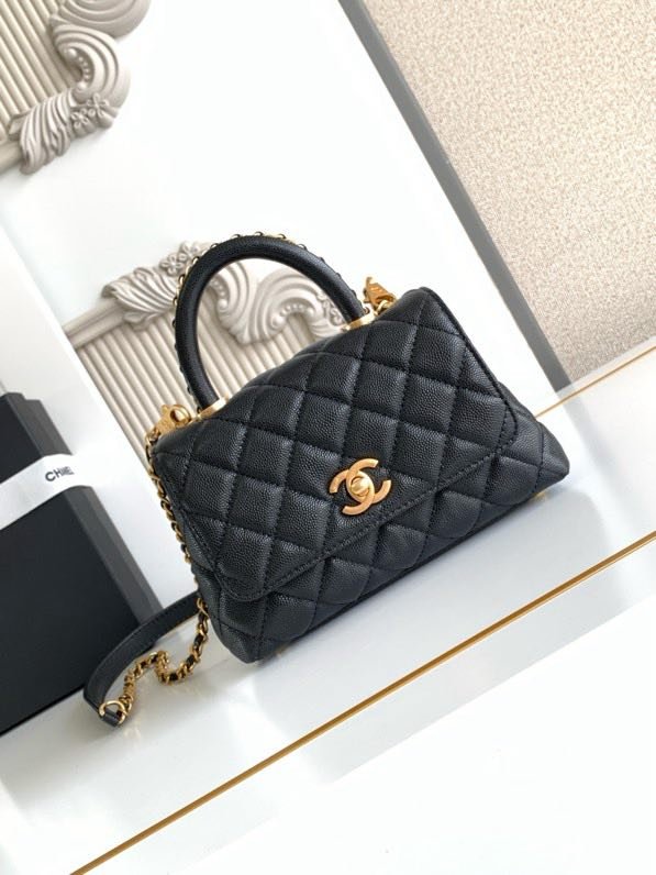 Сумка шкіряна Coco Handle 19 см