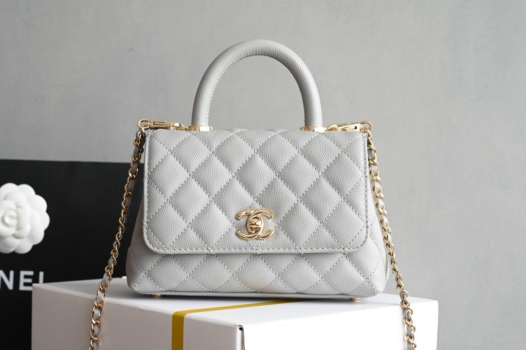 A bag leather Coco Handle 19 cm