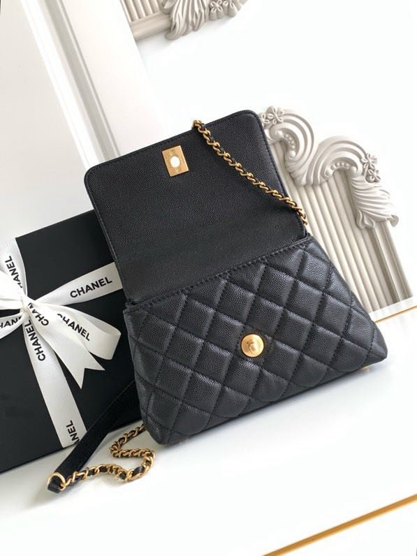 Сумка шкіряна Coco Handle 19 см фото 2