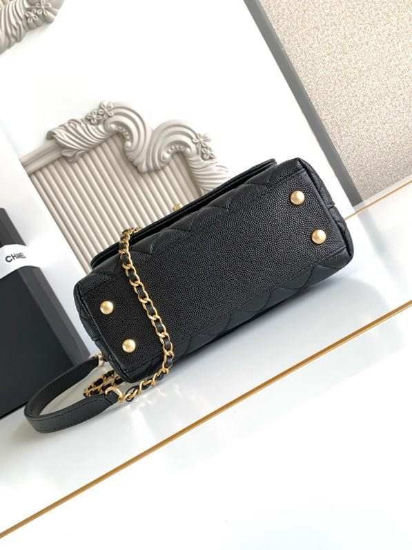 Сумка шкіряна Coco Handle 19 см фото 3