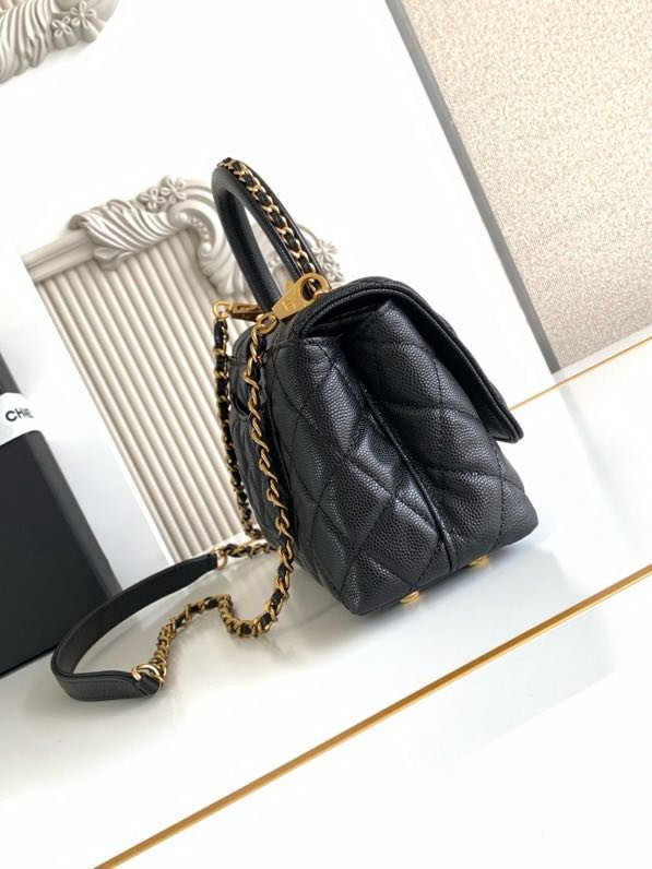 Сумка шкіряна Coco Handle 19 см фото 6