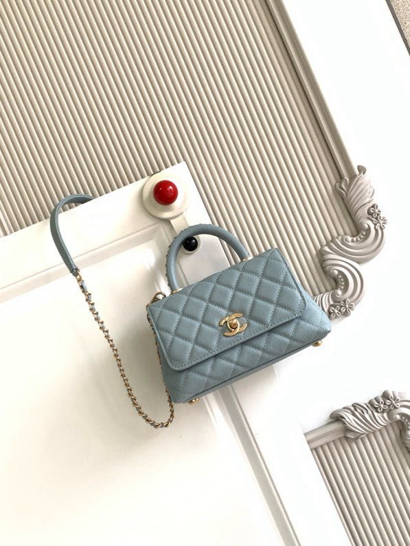 Сумка шкіряна Coco Handle 19 см фото 6