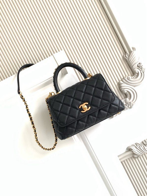 Сумка шкіряна Coco Handle 19 см фото 7