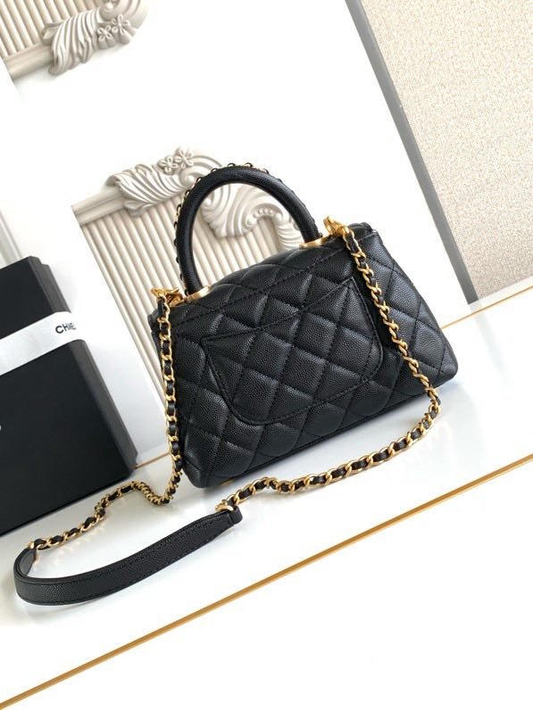 Сумка шкіряна Coco Handle 19 см фото 9