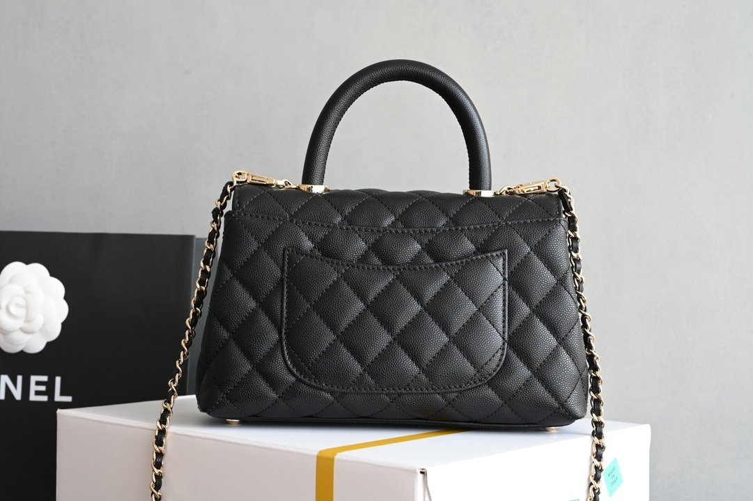 Сумка кожаная Coco Handle Chanel 24K фото 2