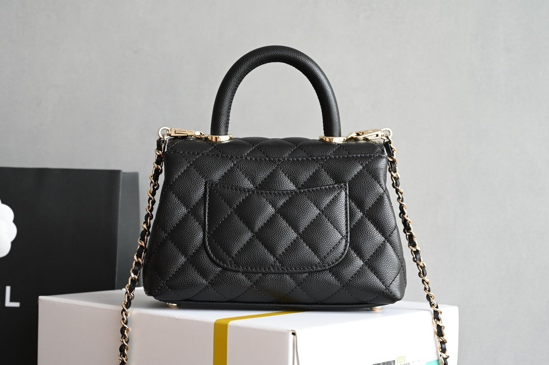 Сумка кожаная Coco Handle Chanel 24K фото 2