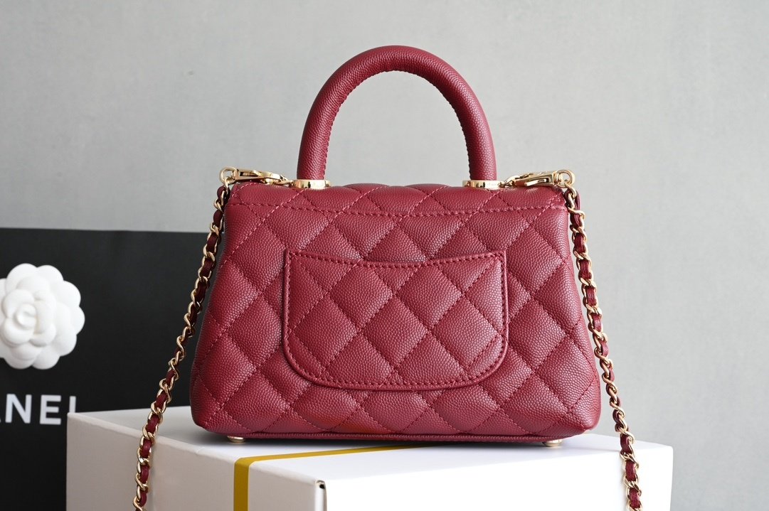 Сумка кожаная Coco Handle Chanel 24K фото 2