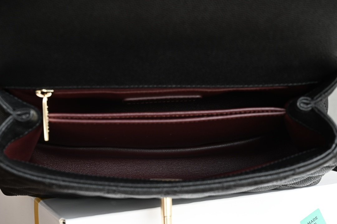 Сумка кожаная Coco Handle Chanel 24K фото 9