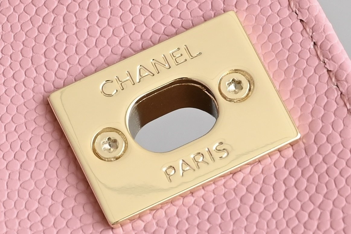 Сумка кожаная Coco Handle Mini Chanel 24K 19 см фото 7