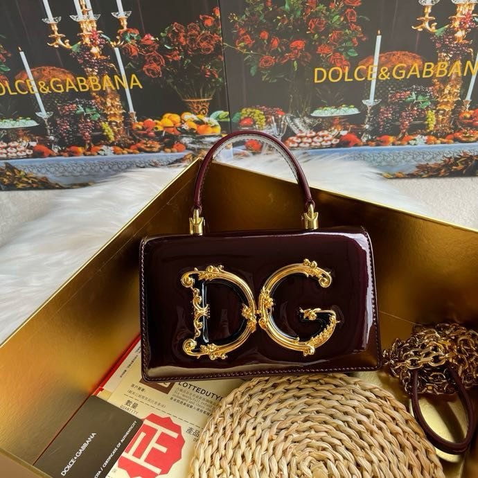 Сумка кожаная DG Girls 18 см