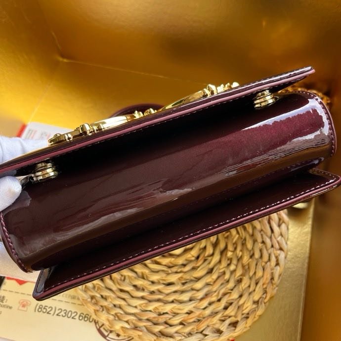 Сумка кожаная DG Girls 18 см фото 4