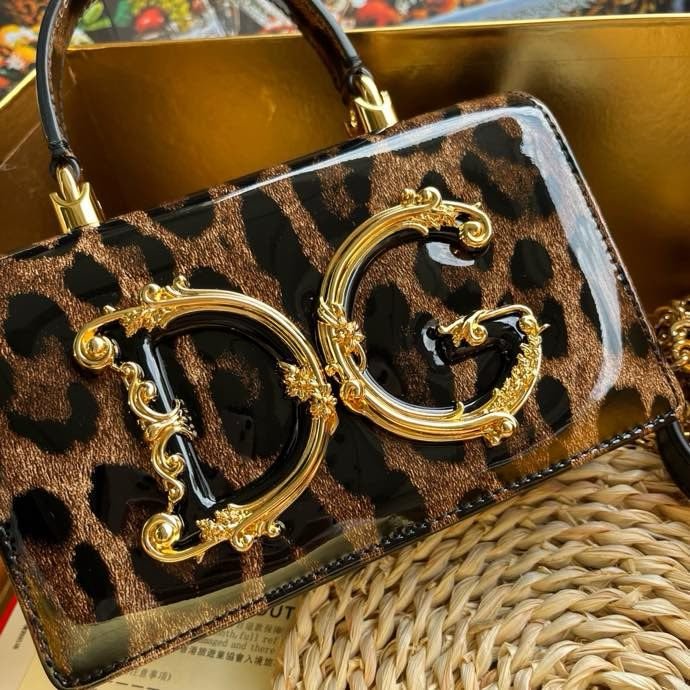 Сумка кожаная DG Girls 18 см фото 4