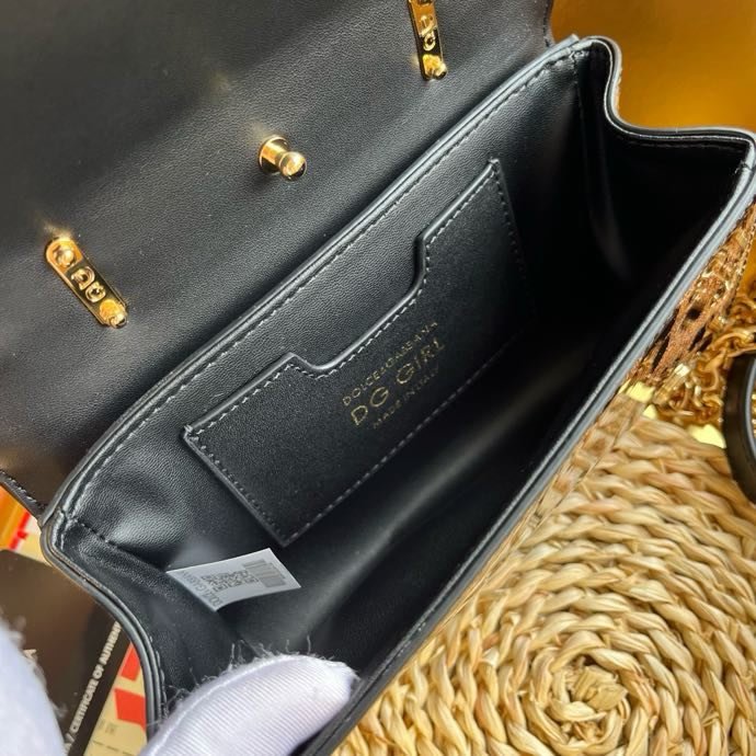 Сумка кожаная DG Girls 18 см фото 7