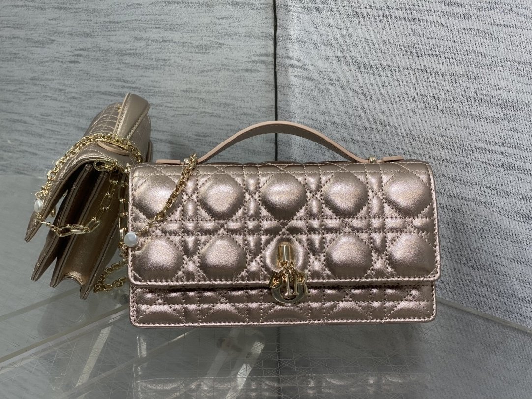 Сумка кожаная Dior Jolie 21 см фото 2