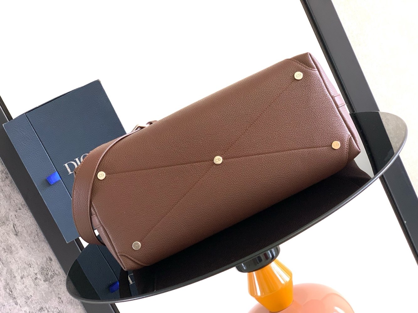 Сумка кожаная Dior Normandie 42 см фото 4