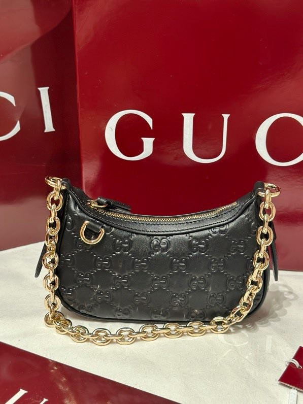 A bag leather Gucci Rosso Ancora 19 cm