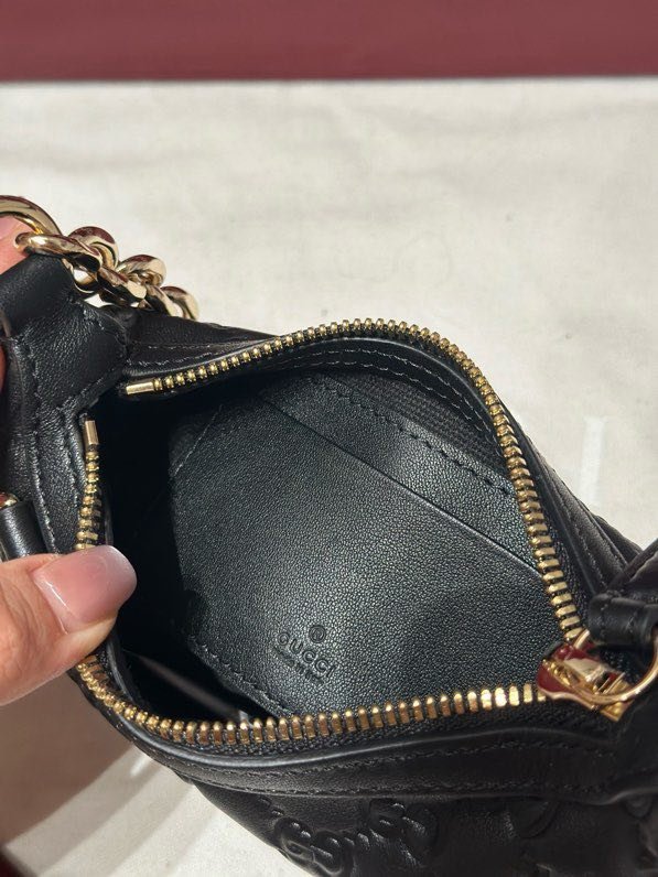 A bag leather Gucci Rosso Ancora 19 cm фото 6