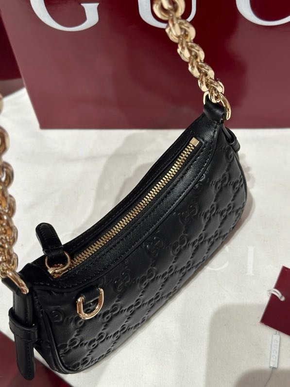 A bag leather Gucci Rosso Ancora 19 cm фото 8