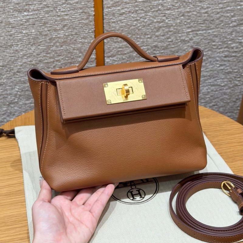 Сумка кожаная Kelly 24-24 в коже Evercolor и Swift