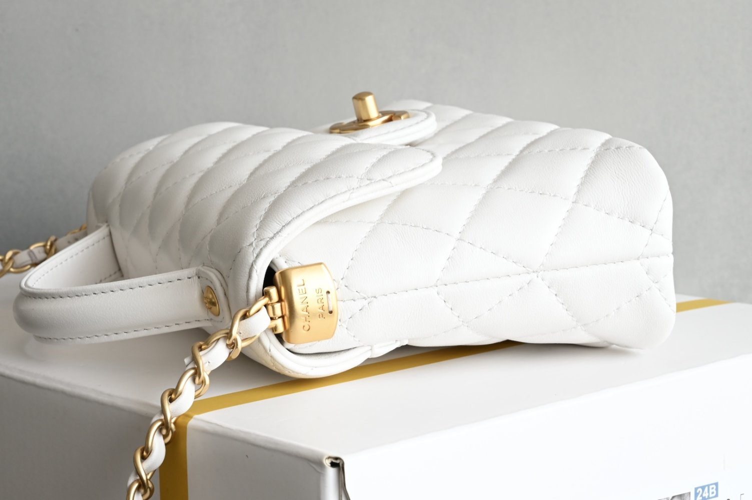 Сумка кожаная Kelly 25P 22 см фото 4