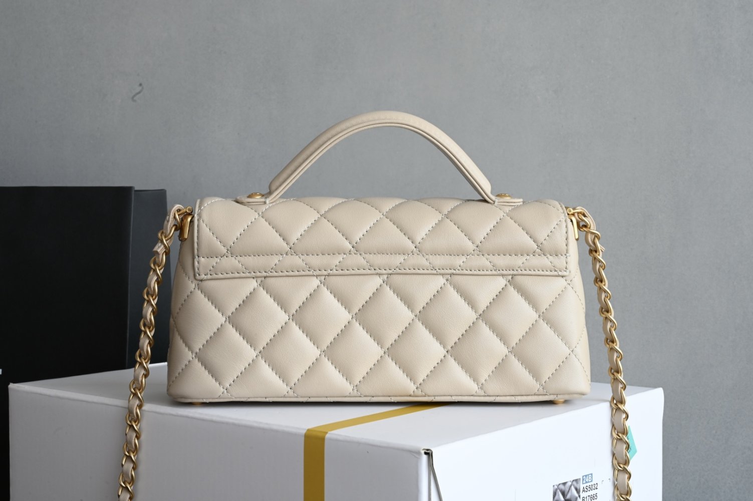 Сумка кожаная Kelly Chanel 25P 22 см фото 2