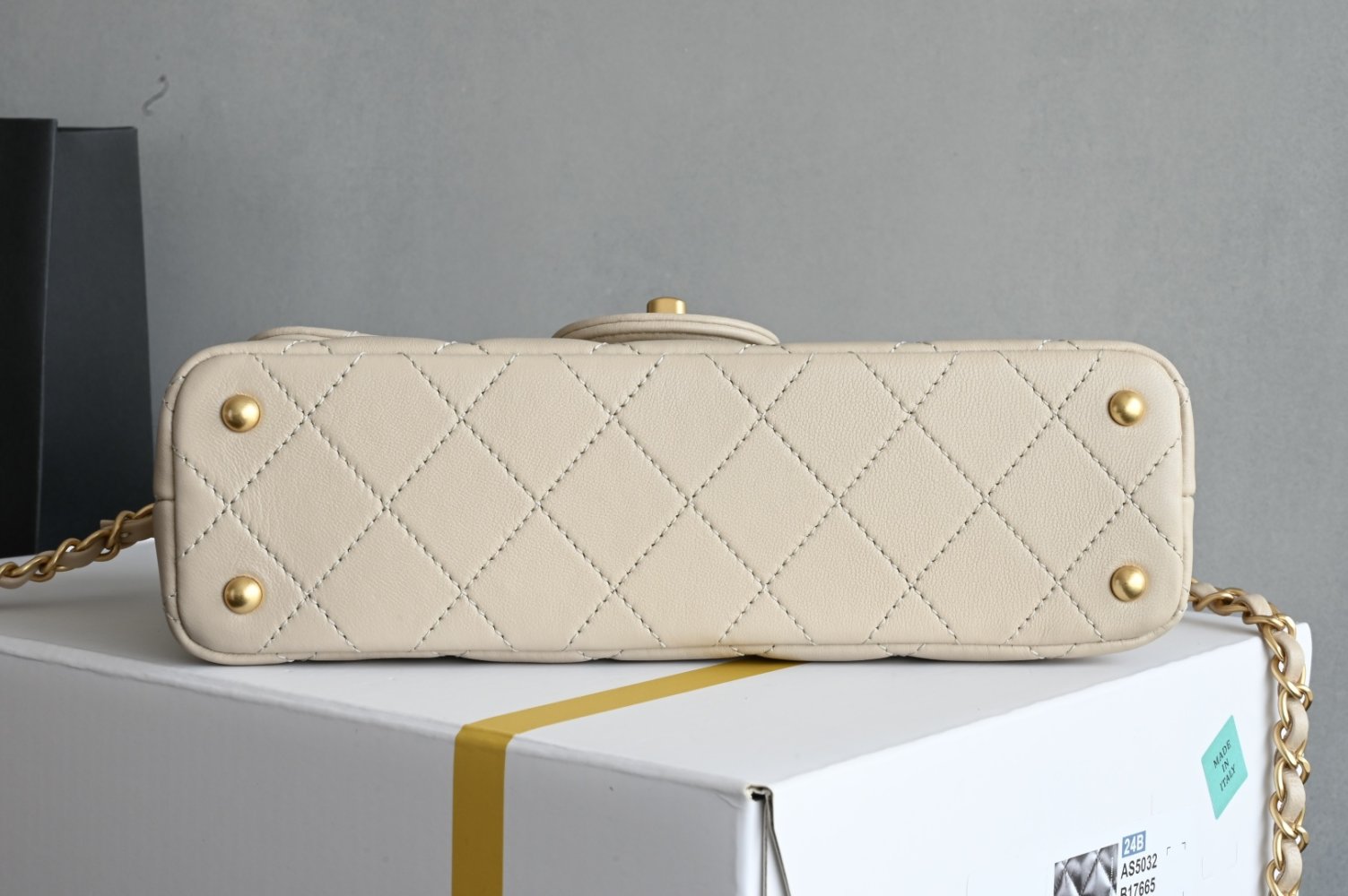 Сумка кожаная Kelly Chanel 25P 22 см фото 3