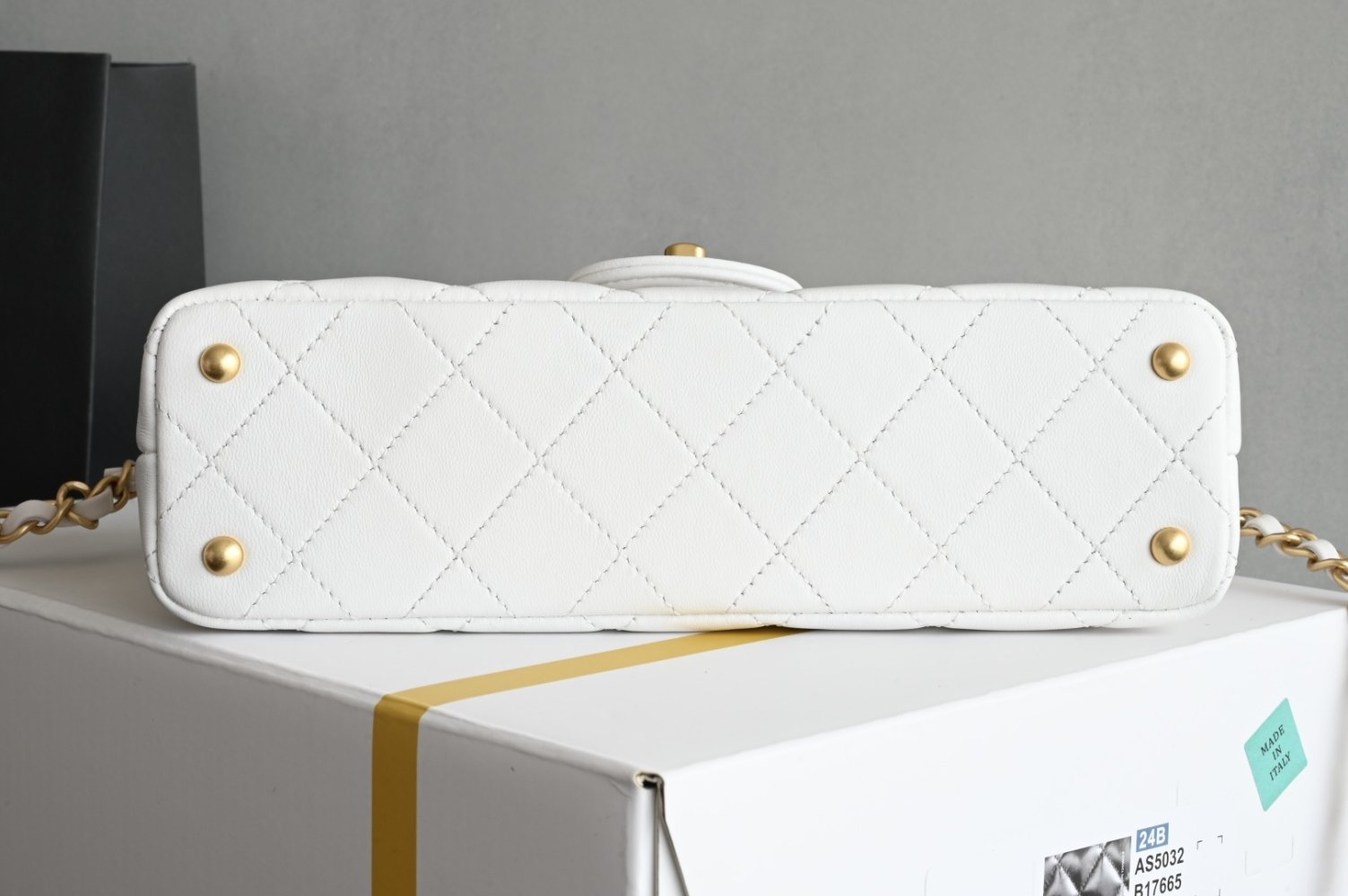 Сумка кожаная Kelly Chanel 25P 22 см фото 3