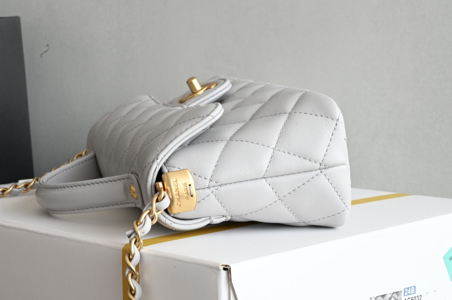 Сумка кожаная Kelly Chanel 25P 22 см фото 4