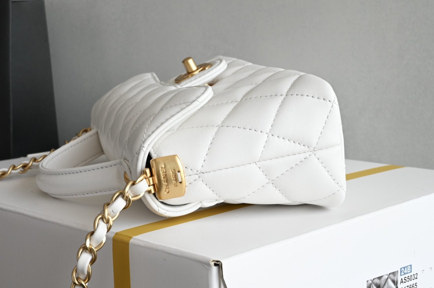 Сумка кожаная Kelly Chanel 25P 22 см фото 4