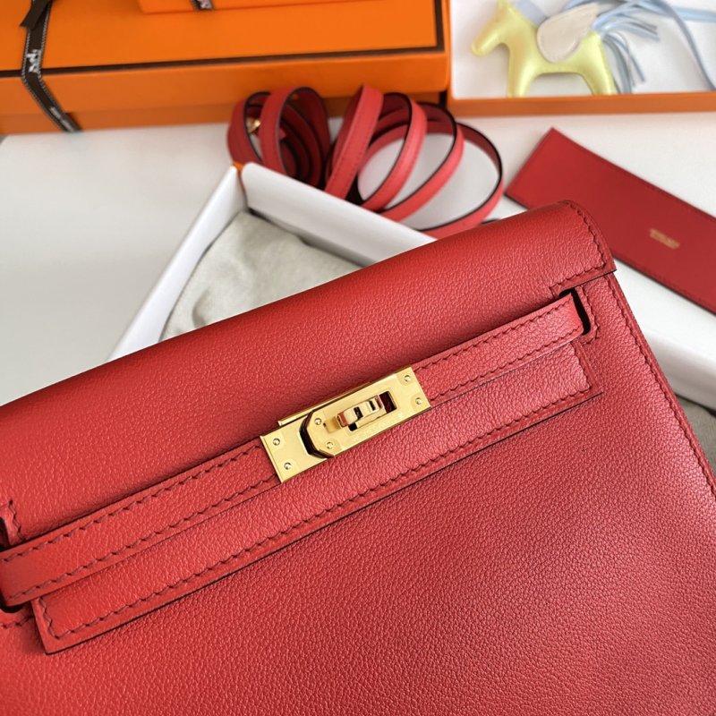 Сумка кожаная Kelly danse II Gold 22 см фото 3