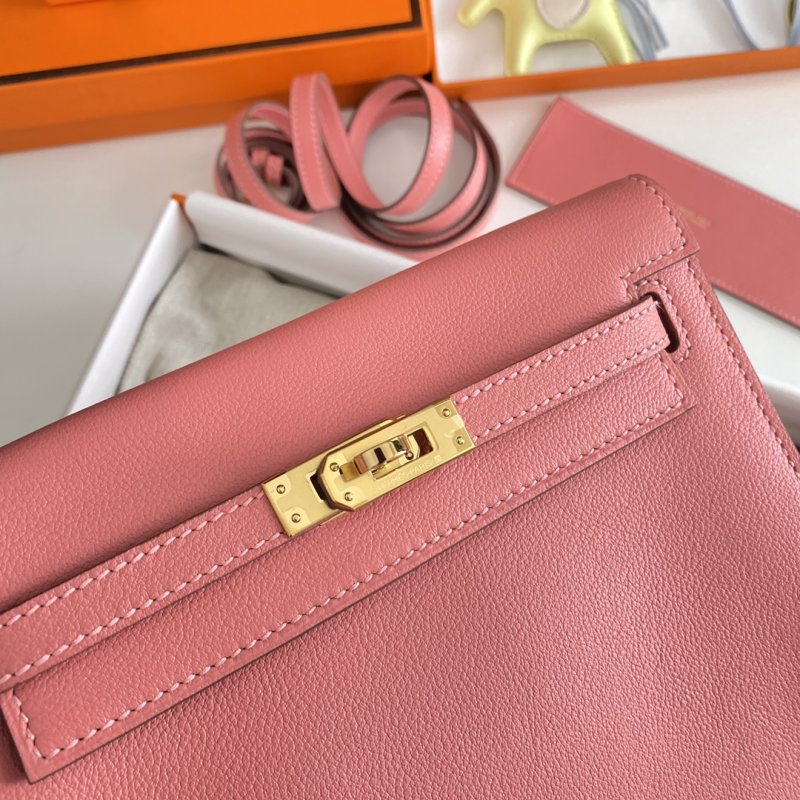 Сумка кожаная Kelly danse II Gold 22 см фото 3