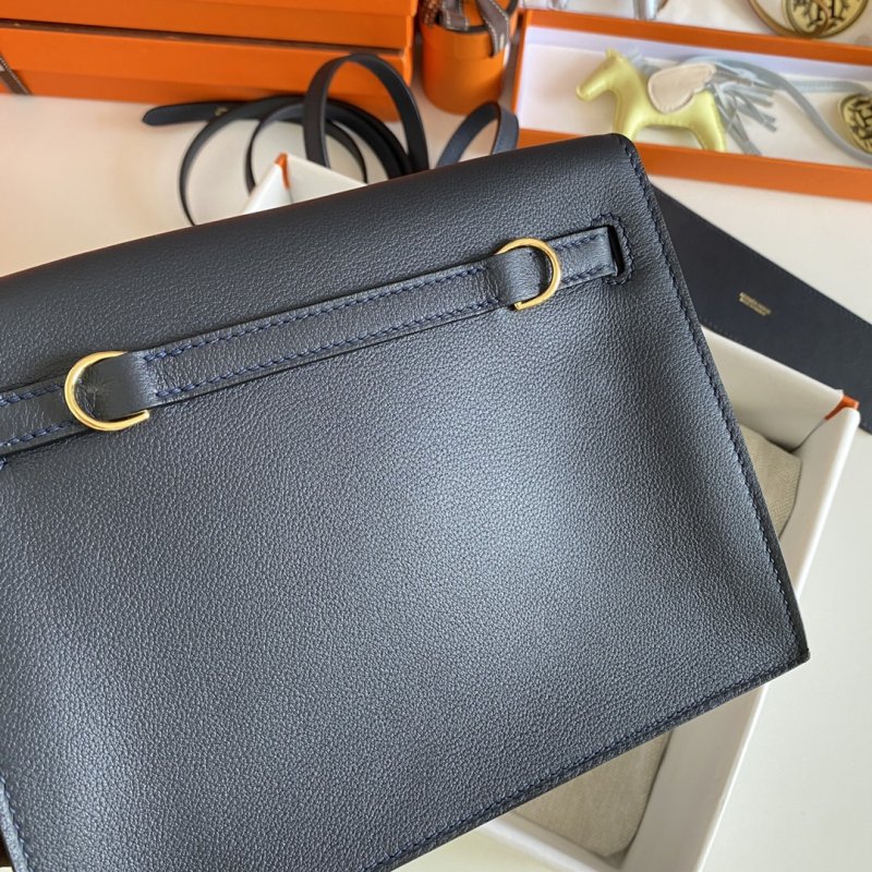 Сумка кожаная Kelly danse II Gold 22 см фото 3