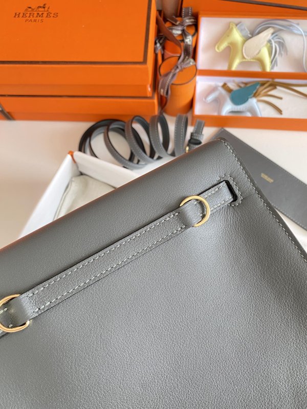 Сумка кожаная Kelly danse II Gold 22 см фото 4