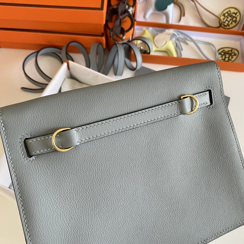 Сумка кожаная Kelly danse II Gold 22 см фото 4