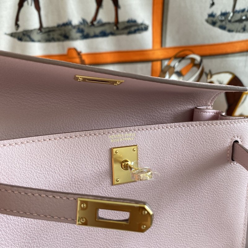 Сумка кожаная Kelly danse II Gold 22 см фото 5