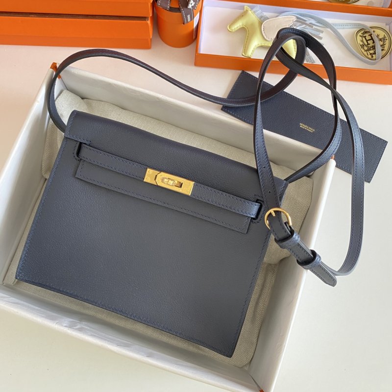 Сумка кожаная Kelly danse II Gold 22 см фото 8