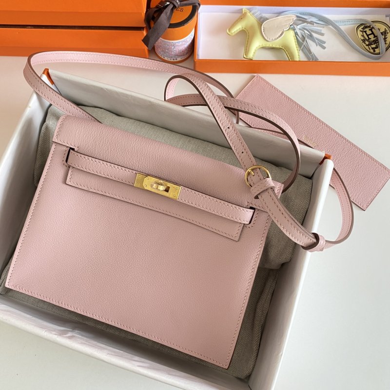 Сумка кожаная Kelly danse II Gold 22 см фото 8