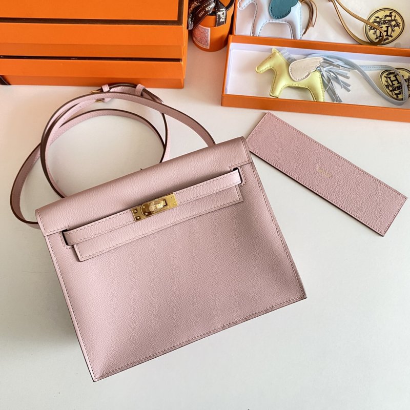 Сумка кожаная Kelly danse II Gold 22 см фото 9