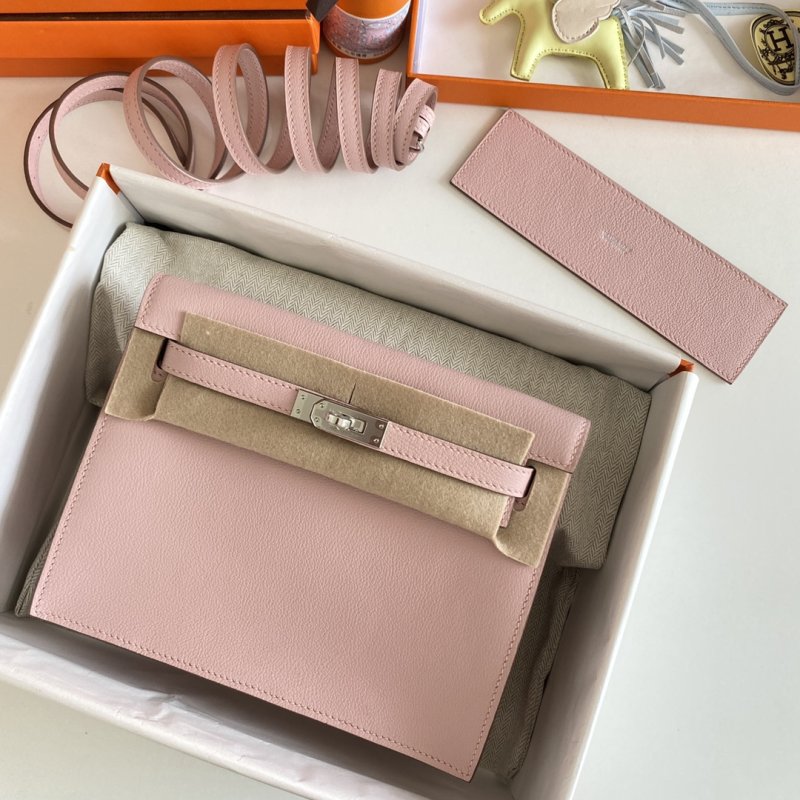 Сумка кожаная Kelly danse II Silver 22 см