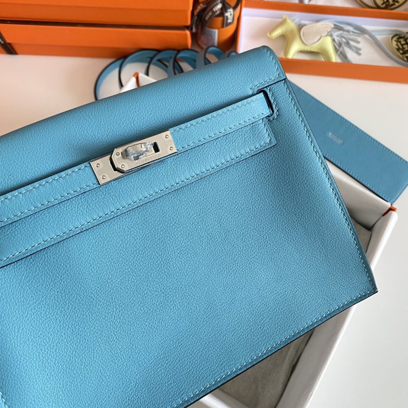 Сумка кожаная Kelly danse II Silver 22 см фото 3