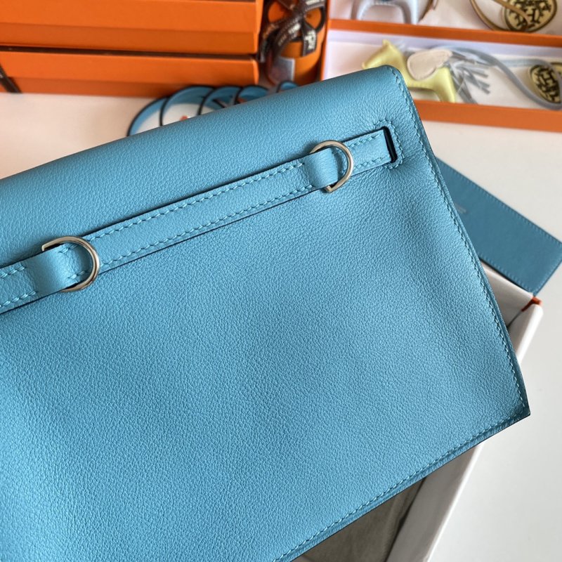 Сумка кожаная Kelly danse II Silver 22 см фото 4