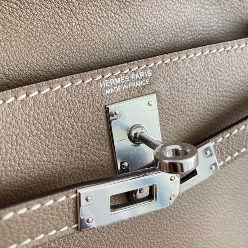 Сумка кожаная Kelly danse II Silver 22 см фото 5