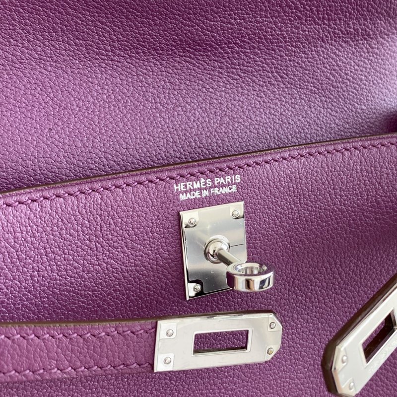 Сумка кожаная Kelly danse II Silver 22 см фото 5